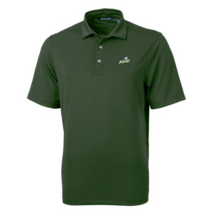 Men's Cutter & Buck Green Florida Gulf Coast Eagles Big & Tall Virtue Eco Pique Recycled Polo