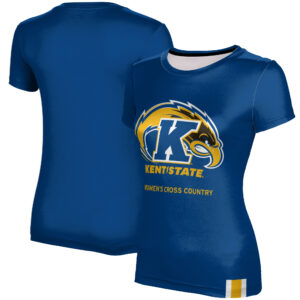 Women's Navy Kent State Golden Flashes Women's Cross Country T-Shirt