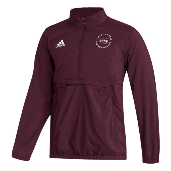 Men's Antigua Red New York Black Yankees Generation Quarter-Zip Pullover Top - Image 3