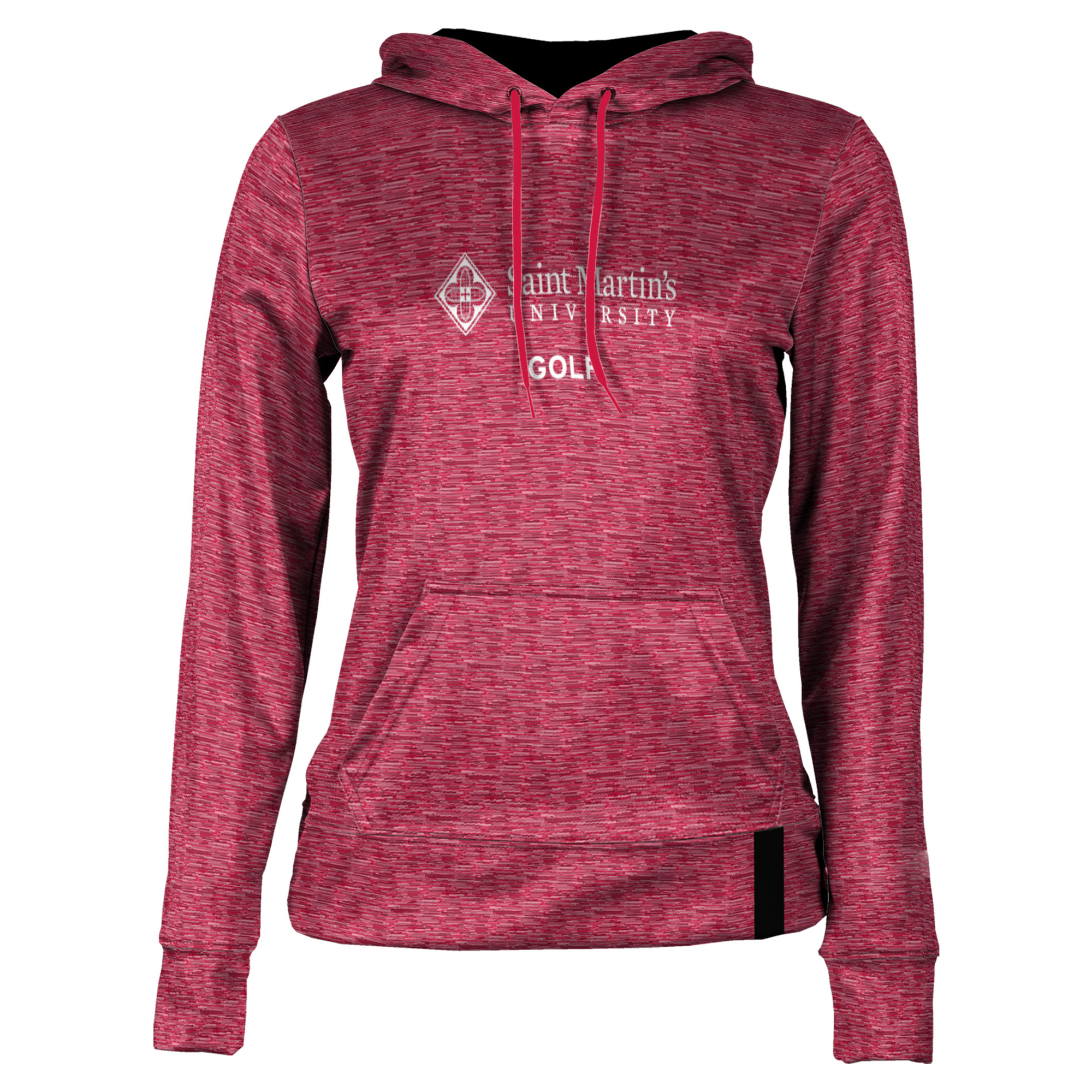 Women's Red Saint Martin's Saints Golf Pullover Hoodie - Image 6