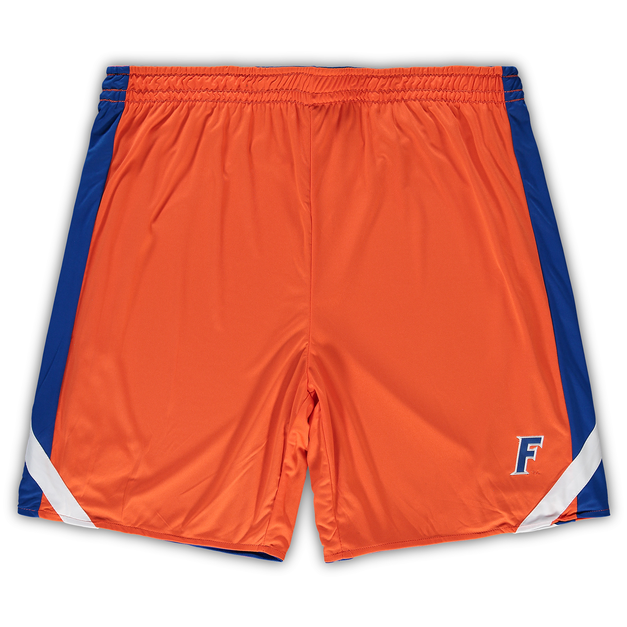 Men's Colosseum Royal/Orange Florida Gators Big & Tall Team Reversible Shorts - Image 7