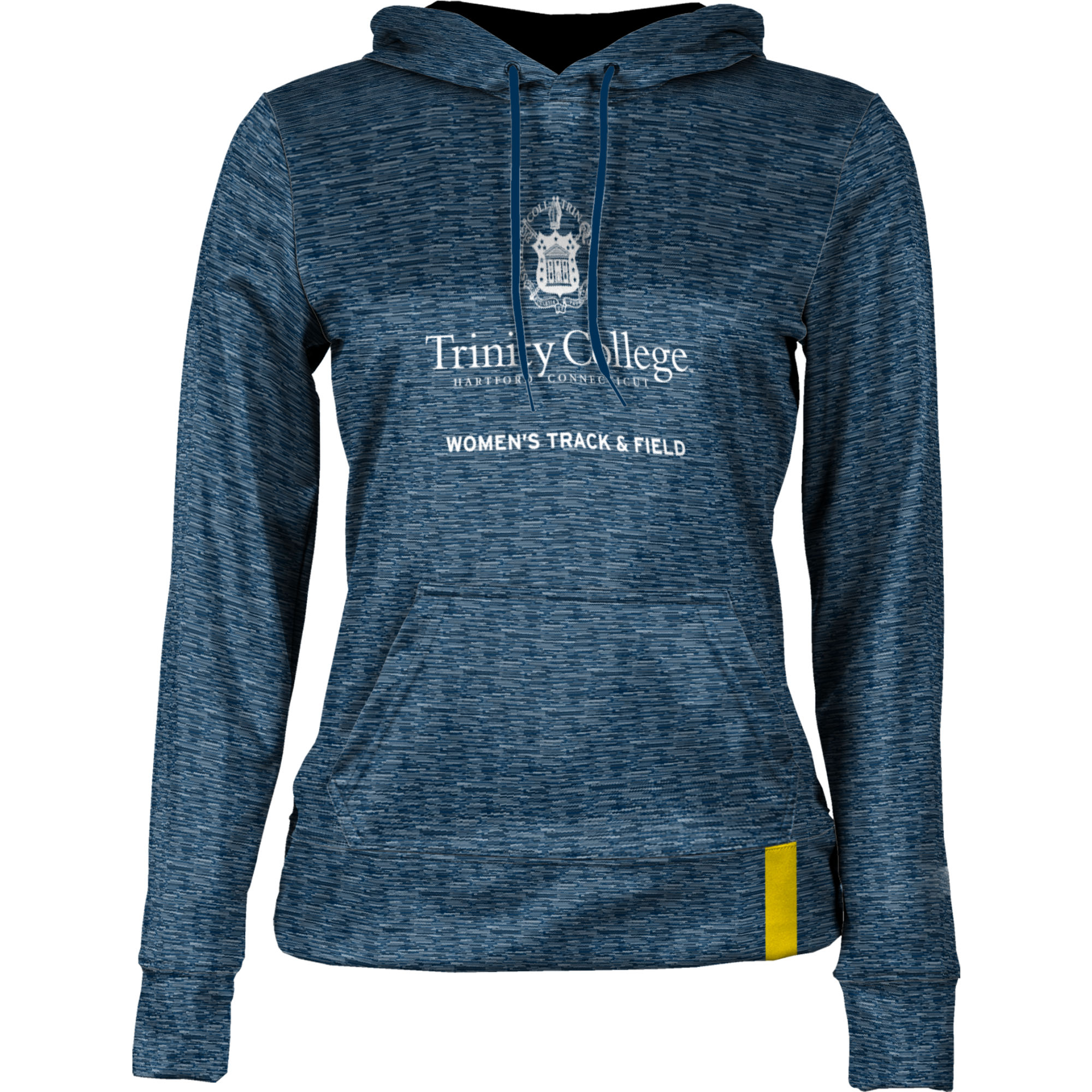 Women's Blue Trinity Bantams Women's Track & Field Pullover Hoodie - Image 6