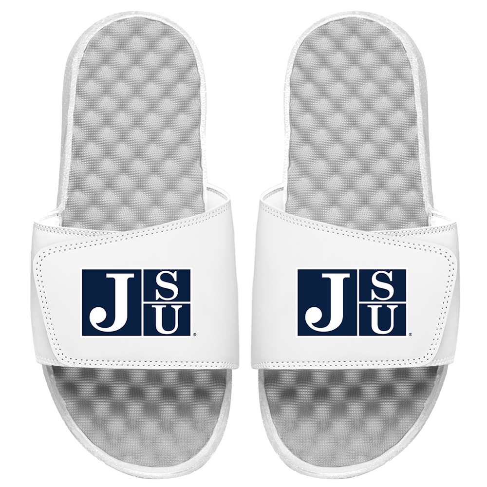 Youth ISlide White Jackson State Tigers Primary Slide Sandals
