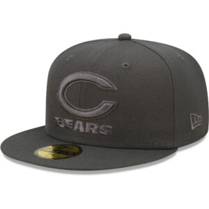 Men's New Era Graphite Chicago Bears Color Pack 59FIFTY Fitted Hat