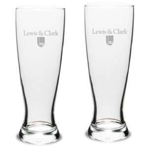 Lewis & Clark College Pioneers 23oz. 2-Piece Stylish University Pilsner Set
