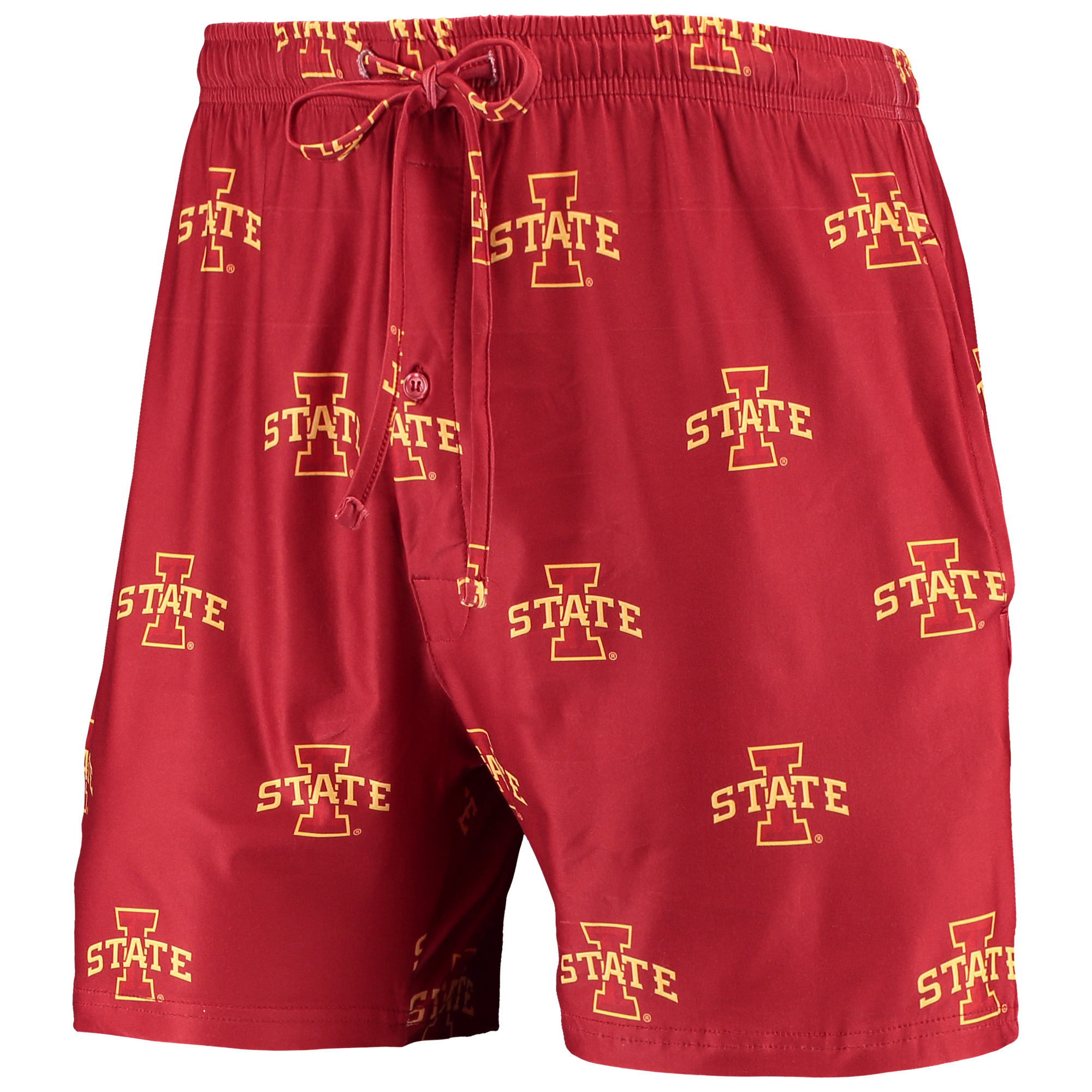 Men's Concepts Sport Cardinal Iowa State Cyclones Flagship Allover Print Jam Shorts - Image 3