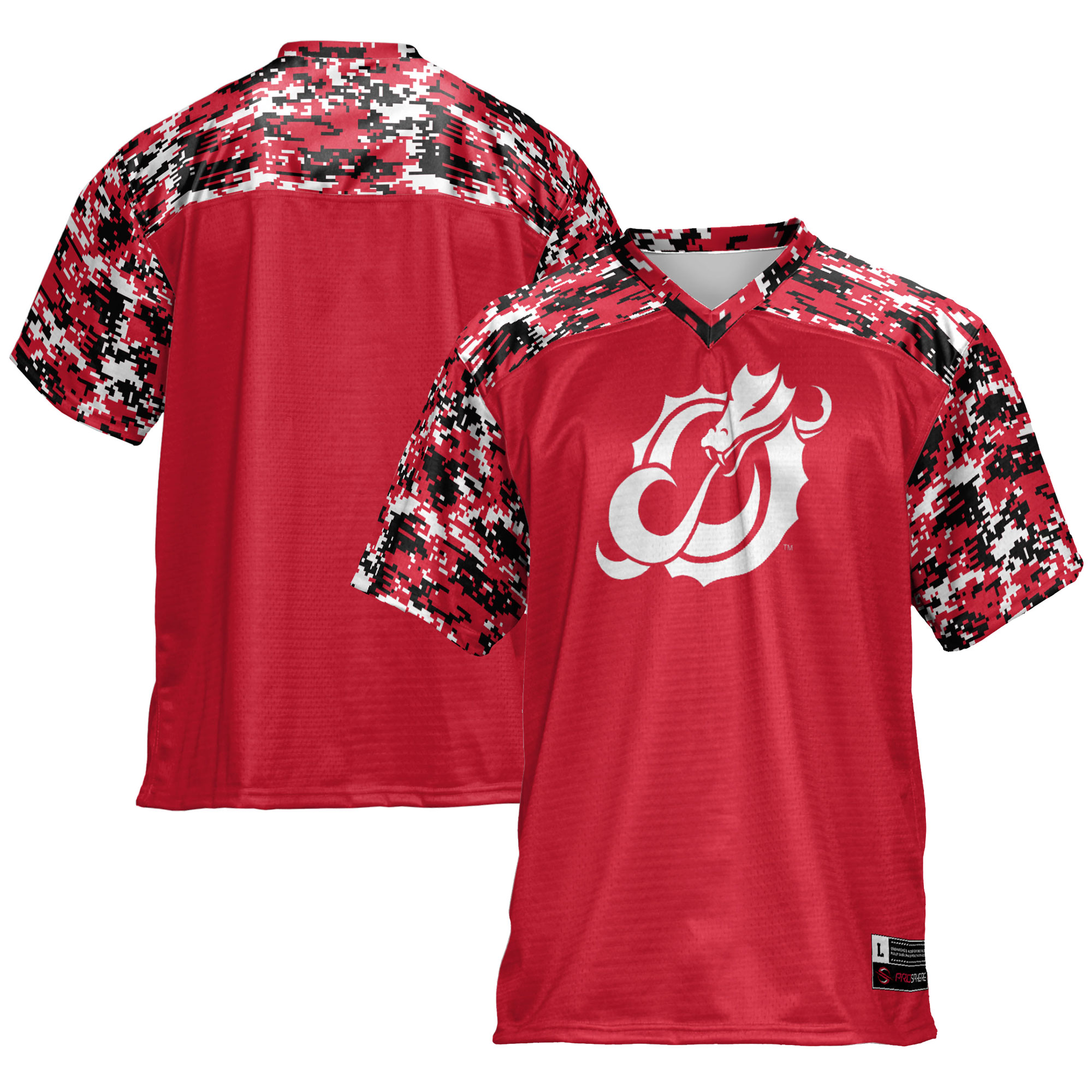 Men's GameDay Greats Red Minnesota State Moorhead Dragons Football Jersey