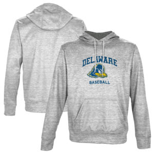 Men's ProSphere Gray Delaware Fightin' Blue Hens Baseball Name Drop Pullover Hoodie