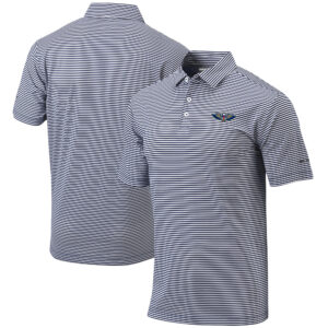 Men's Columbia Navy New Orleans Pelicans Golf Club Invite Omni-Wick Polo