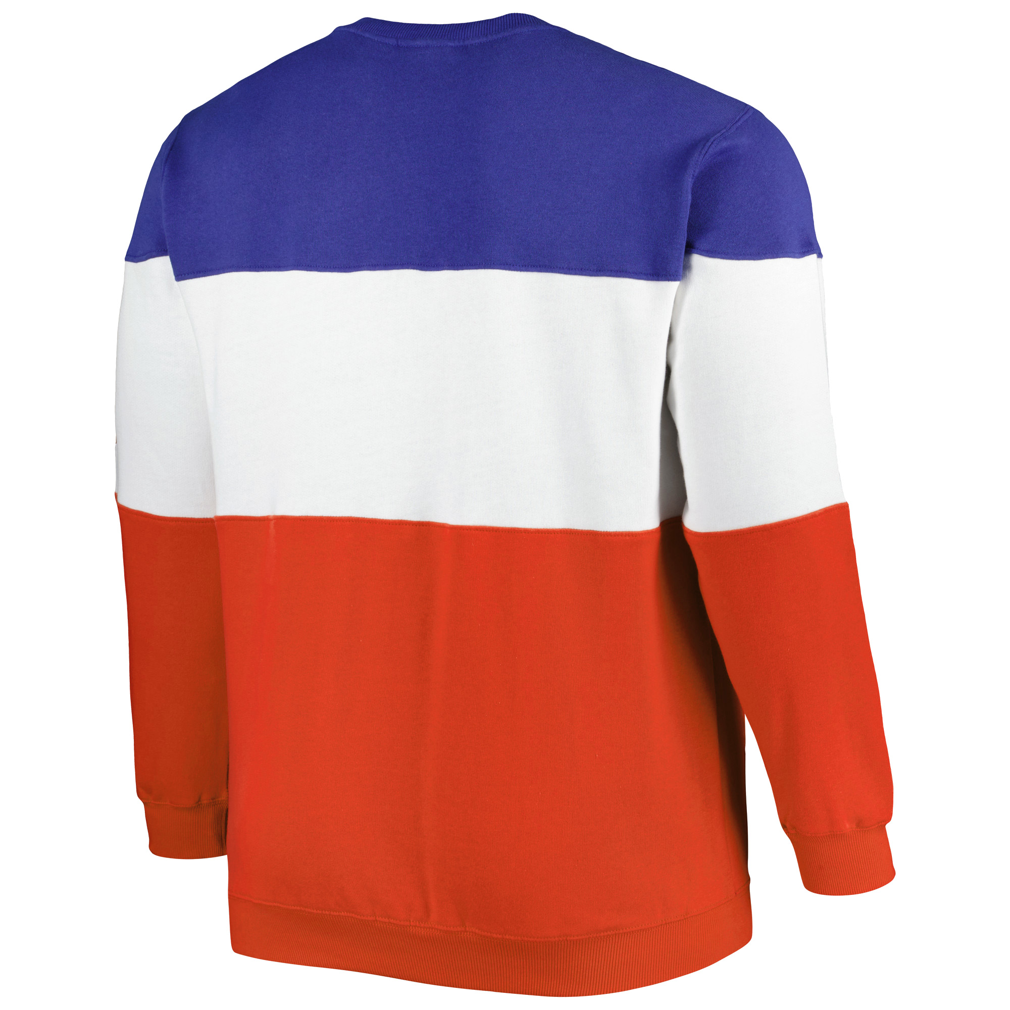 Men's Royal/White New York Mets Big & Tall Pullover Sweatshirt - Image 4