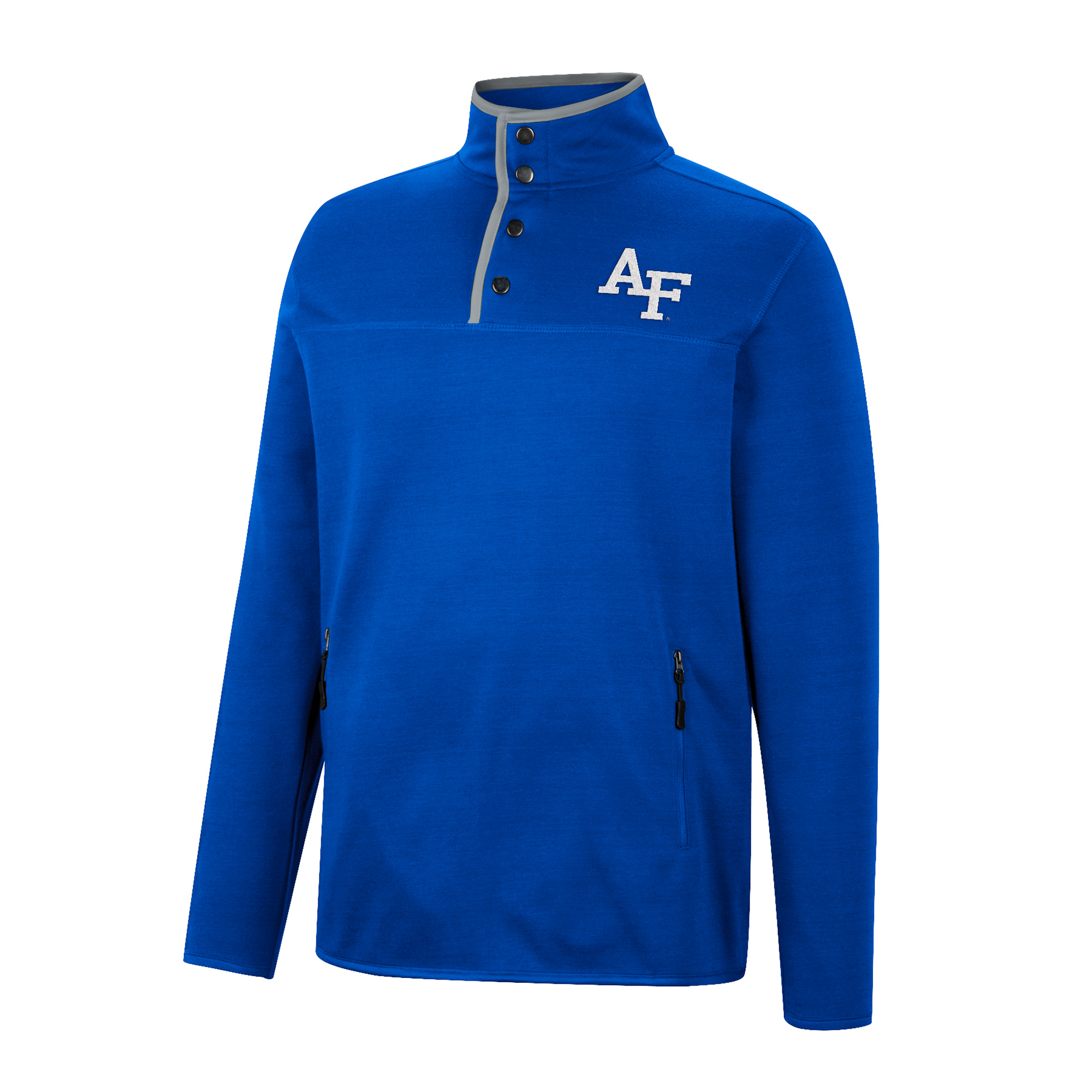 Men's Colosseum Royal Air Force Falcons Rebound Quarter-Snap Jacket - Image 7