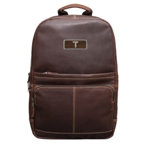 Brown Troy University Trojans Logo Plate Kannah Canyon Backpack