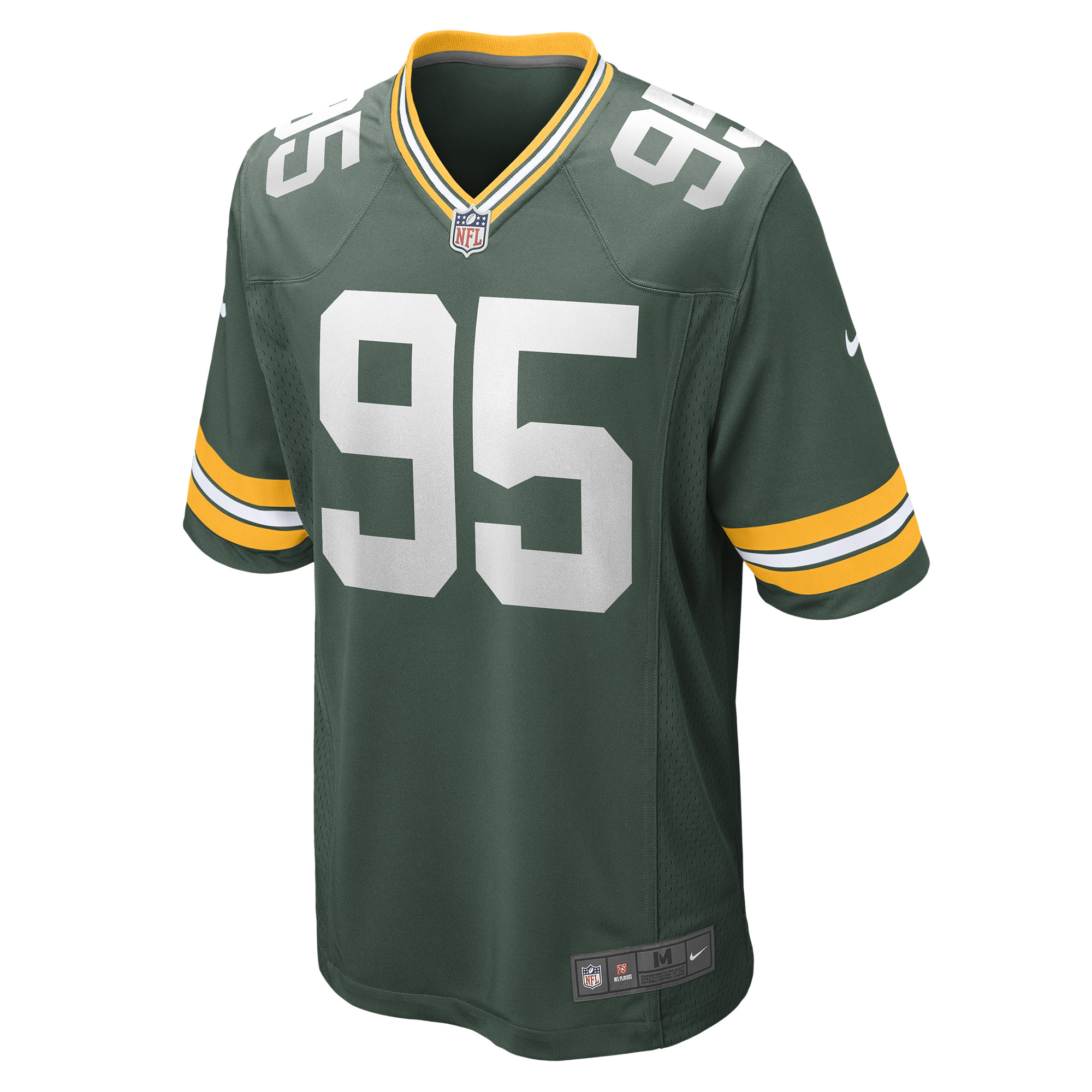 Men's Nike Devonte Wyatt Green Green Bay Packers Player Game Jersey - Image 6
