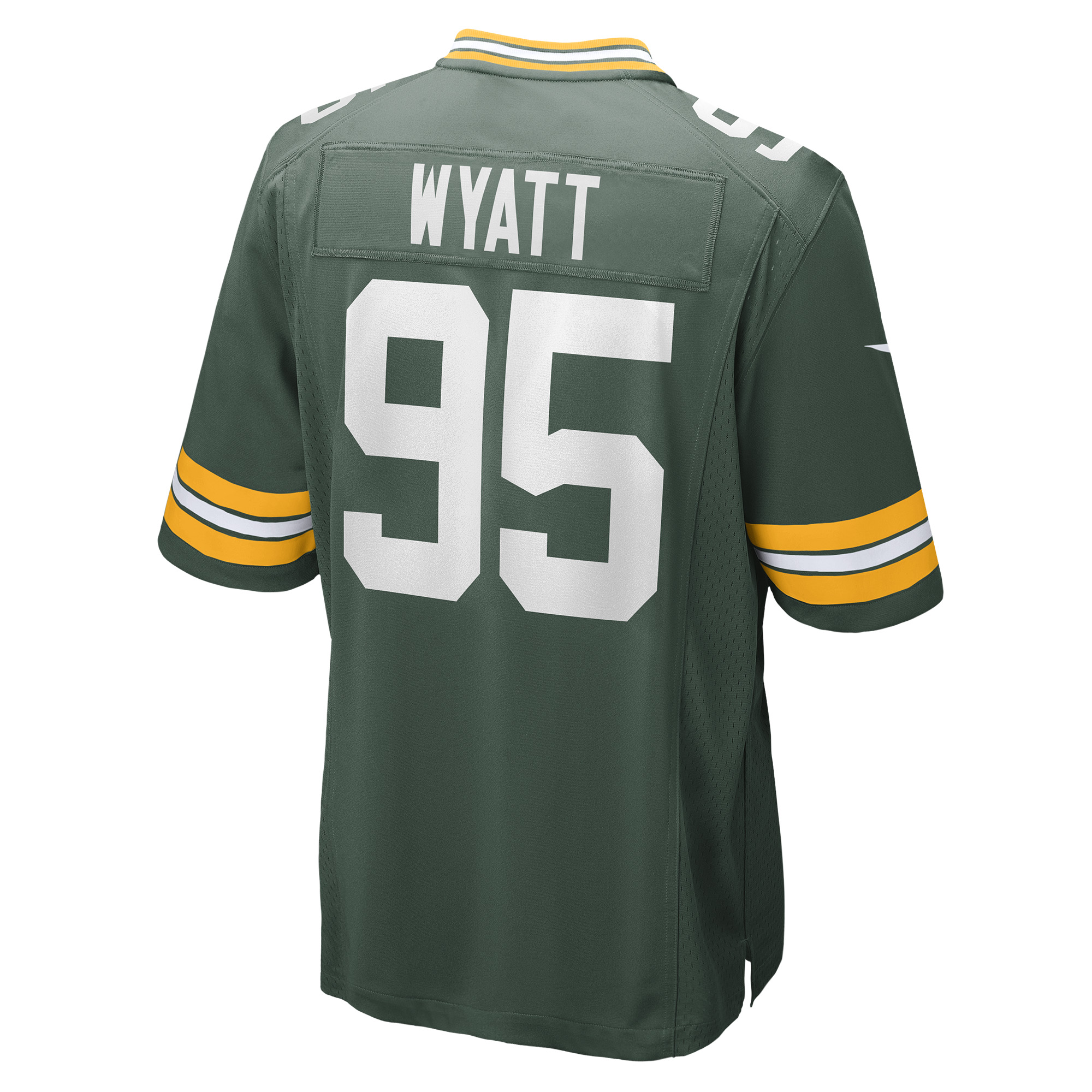 Men's Nike Devonte Wyatt Green Green Bay Packers Player Game Jersey - Image 4