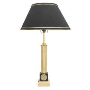 Gold Nichols College Bison Alumni Lamp