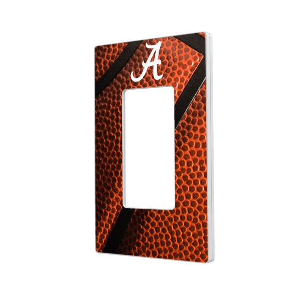 Alabama Crimson Tide Basketball Design Single Rocker Lightswitch Plate