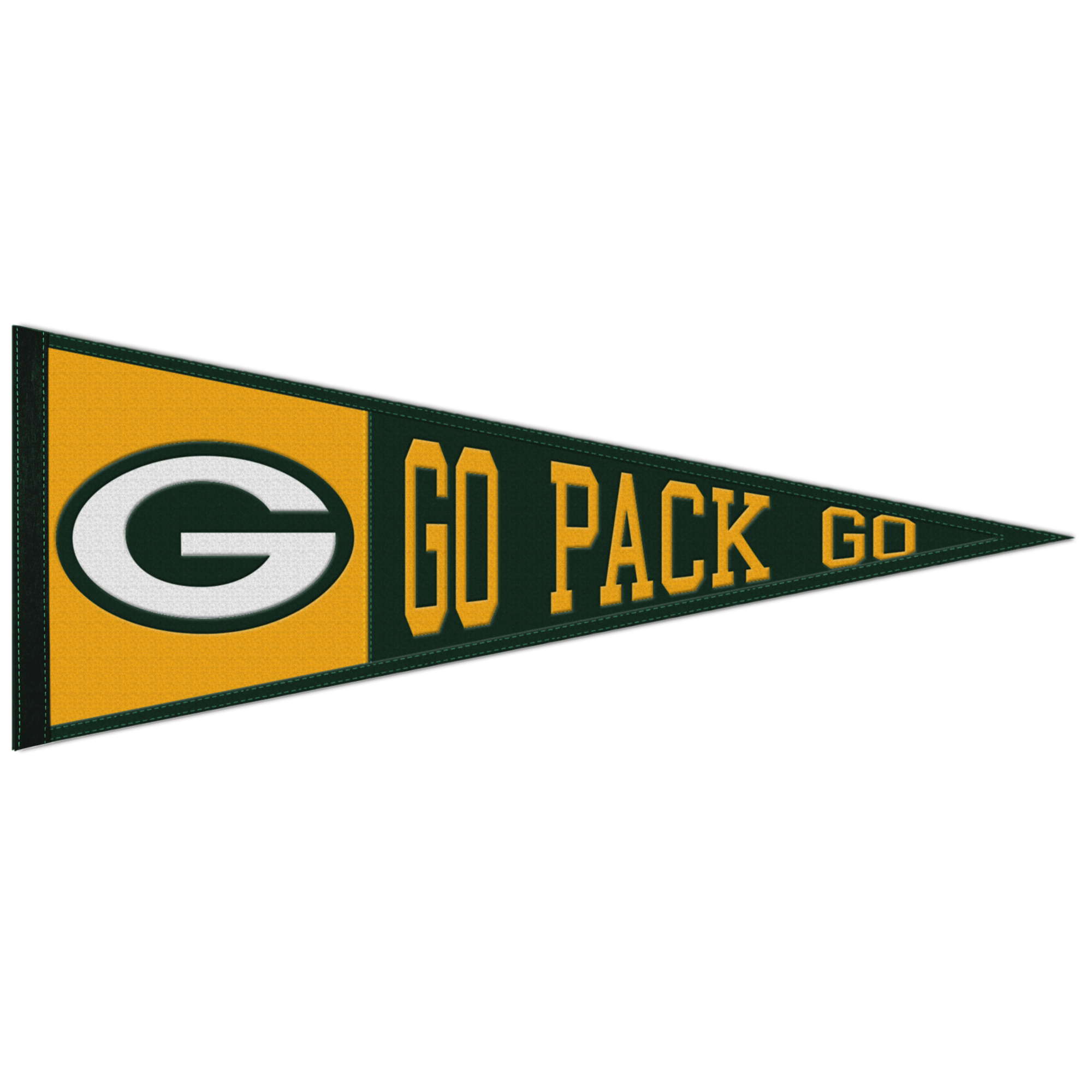 WinCraft Green Bay Packers 13" x 32" Slogan Pennant