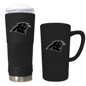 Carolina Panthers 24oz. Stealth Draft Tumbler and 15oz. Stealth Jump Mug Set