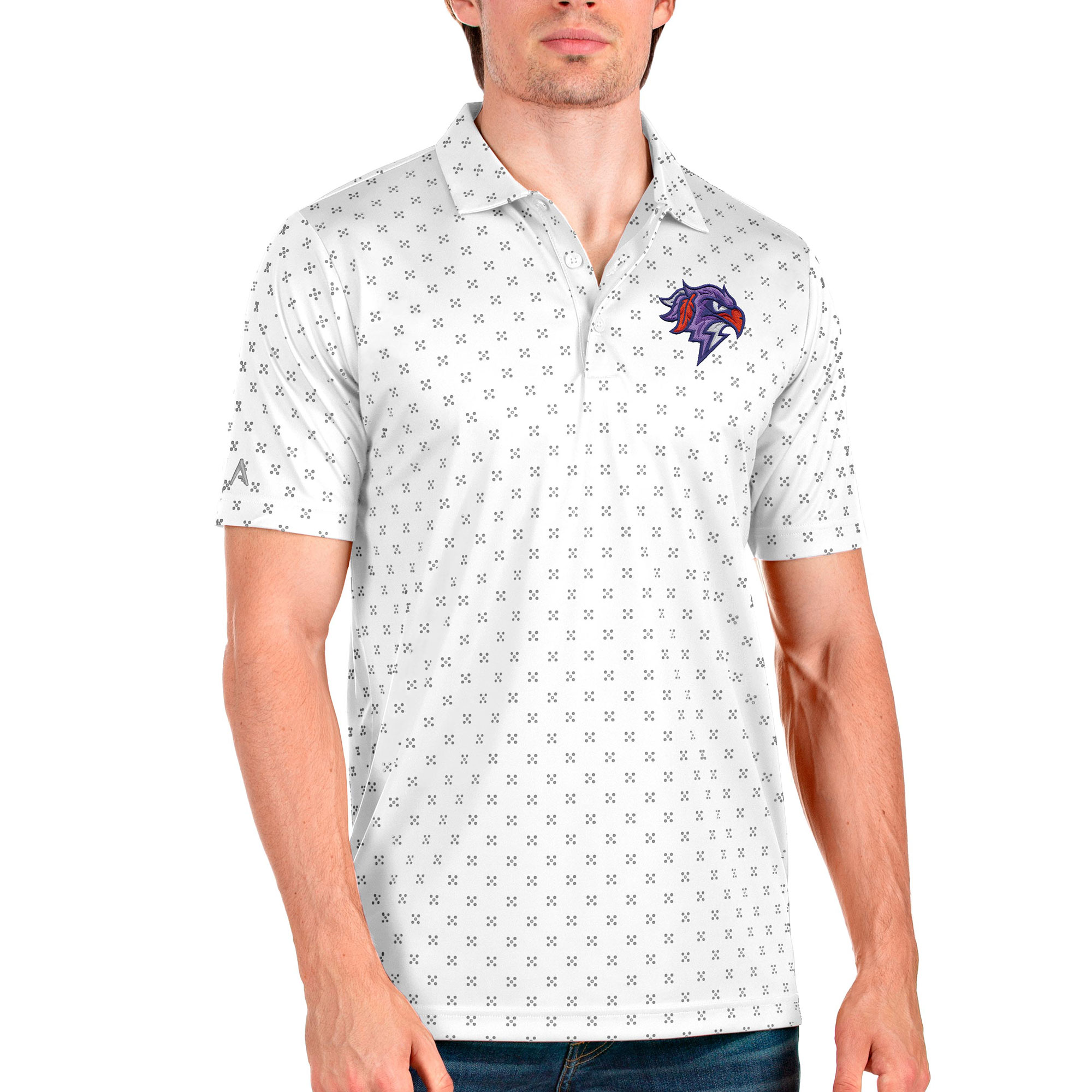 Men's Antigua White Halifax Thunderbirds Spark Polo