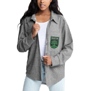 Women's Gameday Couture Heather Gray Austin FC Button-Up Shacket