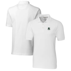 Men's Cutter & Buck White Portland State Vikings Advantage Tri-Blend DryTec Pique Polo