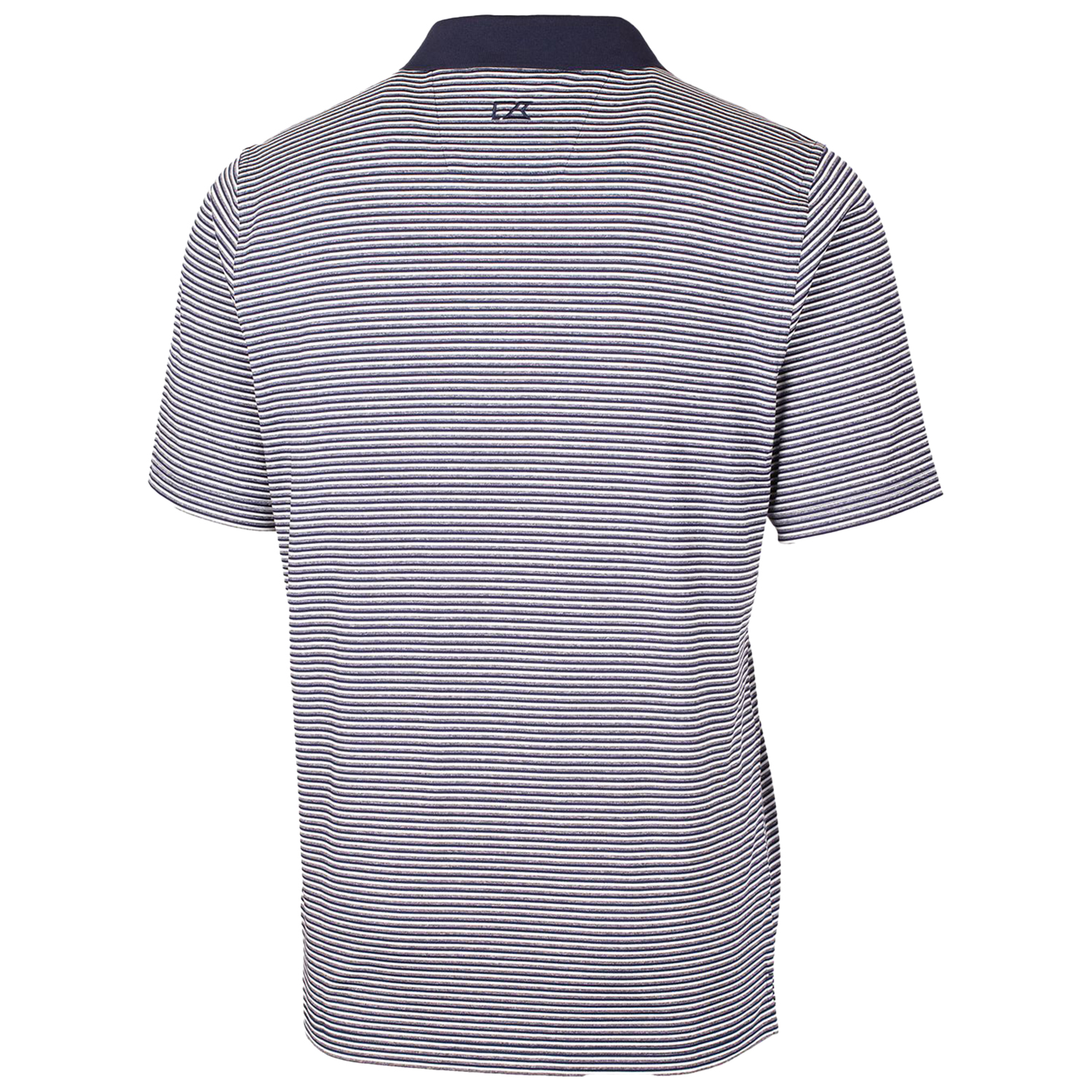 Men's Cutter & Buck Navy Old Dominion Monarchs Forge Tonal Stripe Stretch Polo - Image 10