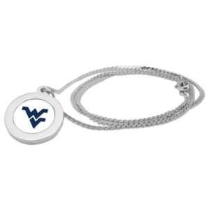 Women's Silver West Virginia Mountaineers Logo Pendant Necklace