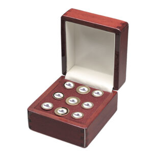 Men's Gold Gonzaga Bulldogs Blazer Buttons