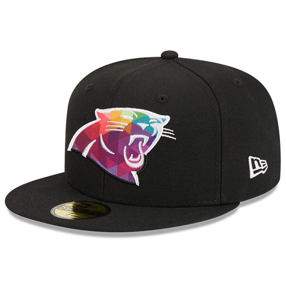 Men's New Era Black Carolina Panthers 2023 NFL Crucial Catch 59FIFTY Fitted Hat