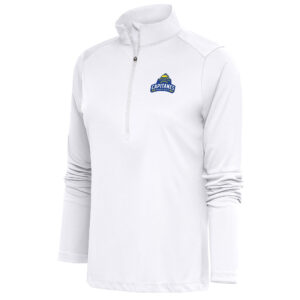 Women's Antigua White Capitanes de Ciudad de Mexico Tribute Half-Zip Pullover Top