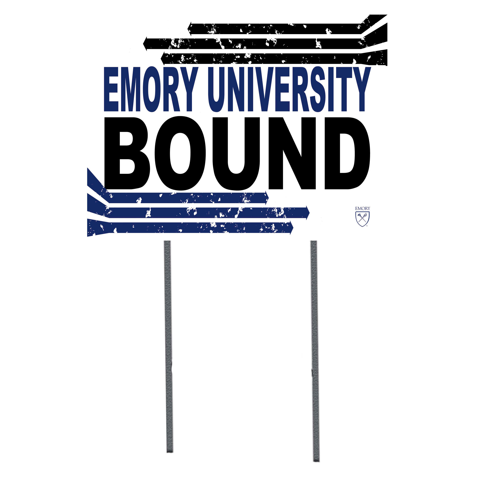 White Emory Eagles 18" x 24" Bound Yard Sign - Image 2