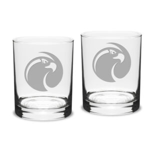 Seattle Pacific Falcons 14oz. Two-Piece Classic Double Old-Fashioned Glass Set