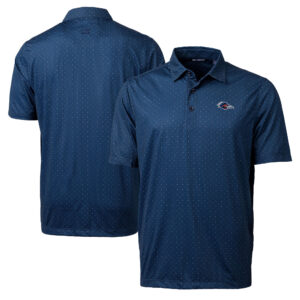 Men's Cutter & Buck  Navy UTSA Roadrunners Big & Tall Pike Double Dot Print Stretch Polo