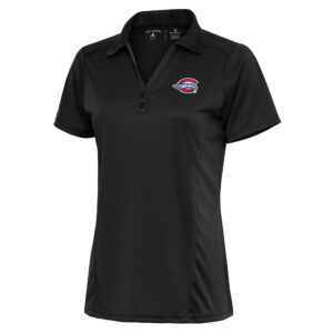 Women's Antigua Charcoal Greenville Drive Tribute Polo