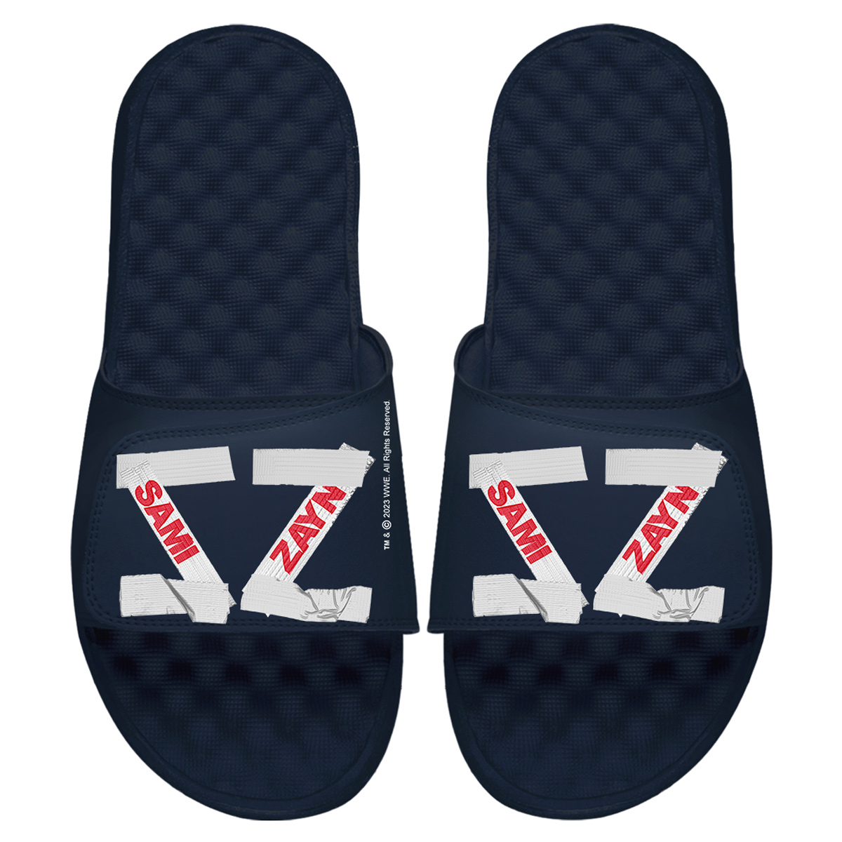 Youth ISlide Navy Sami Zayn Slide Sandals