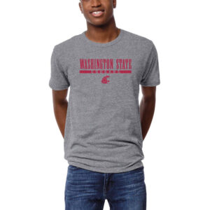 Men's League Collegiate Wear  Heather Gray Washington State Cougars  Victory Falls Tri-Blend T-Shirt