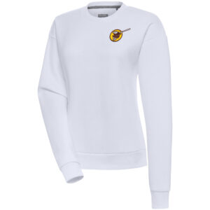 Women's Antigua  White San Diego Padres Cooperstown Victory Crewneck Pullover Sweatshirt