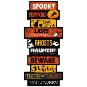 Detroit Lions 24'' Halloween Celebration Stack Sign