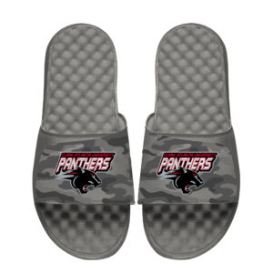 Men's ISlide  Gray Clark Atlanta University Panthers Camo Slide Sandals