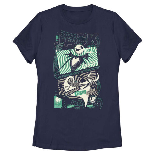 Women's Mad Engine Navy The Nightmare Before Christmas T-Shirt