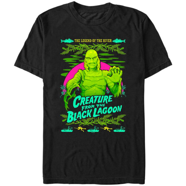 Men's Mad Engine  Black Creature from the Black Lagoon T-Shirt