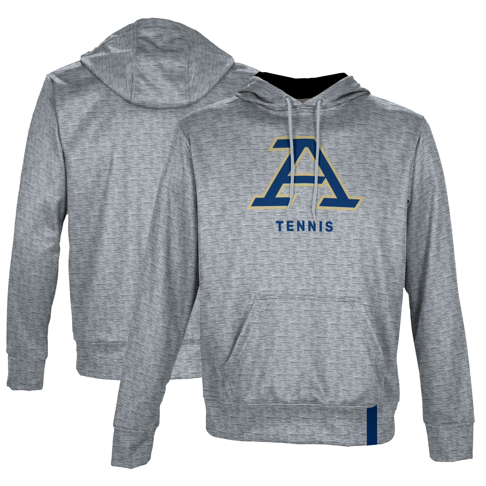 Men's ProSphere Gray Akron Zips Tennis Logo Pullover Hoodie - Image 5