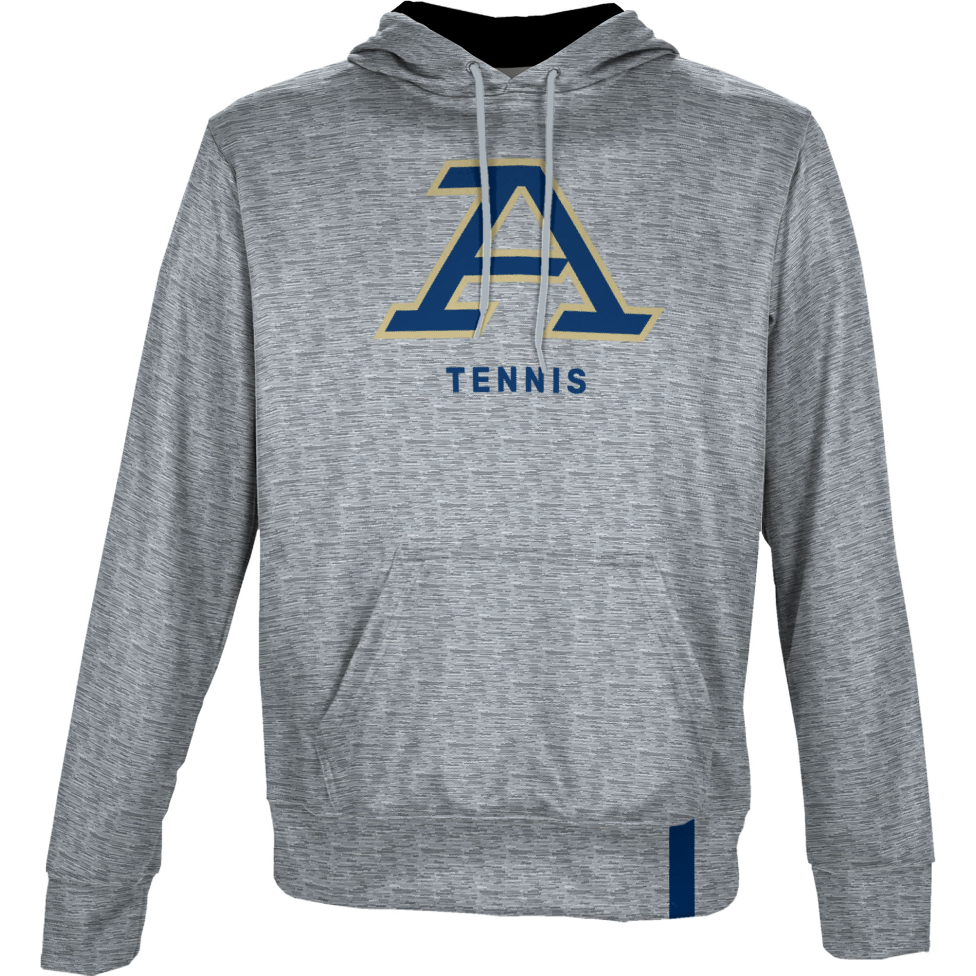 Men's ProSphere Gray Akron Zips Tennis Logo Pullover Hoodie - Image 3