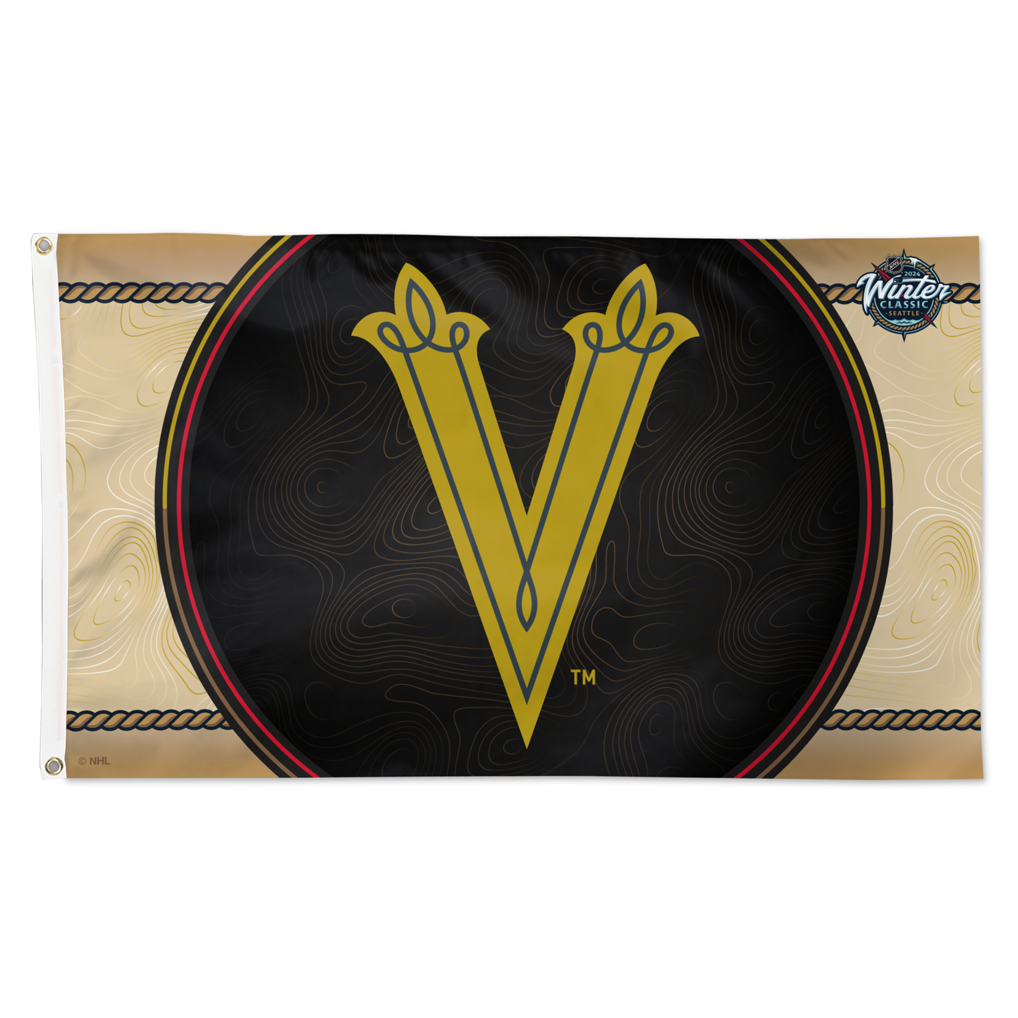 WinCraft Vegas Golden Knights 2024 NHL Winter Classic 3" x 5" One-Sided Deluxe Flag