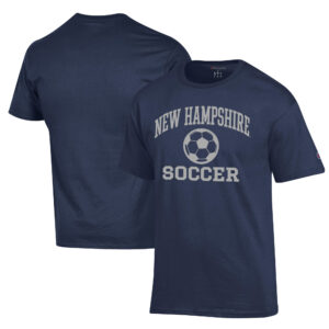 Men's Champion Navy New Hampshire Wildcats Soccer Icon T-Shirt