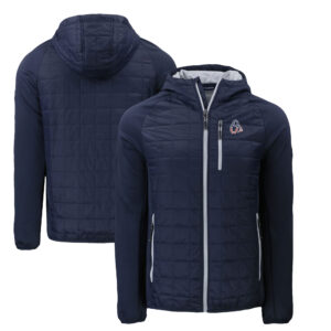 Men's Cutter & Buck  Navy Baltimore Orioles Americana Rainier Primaloft Eco Raglan Full-Zip Hybrid Jacket