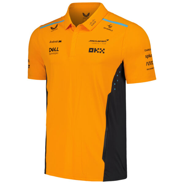 Men's Castore Orange McLaren F1 Team 2024 Polo - Image 6