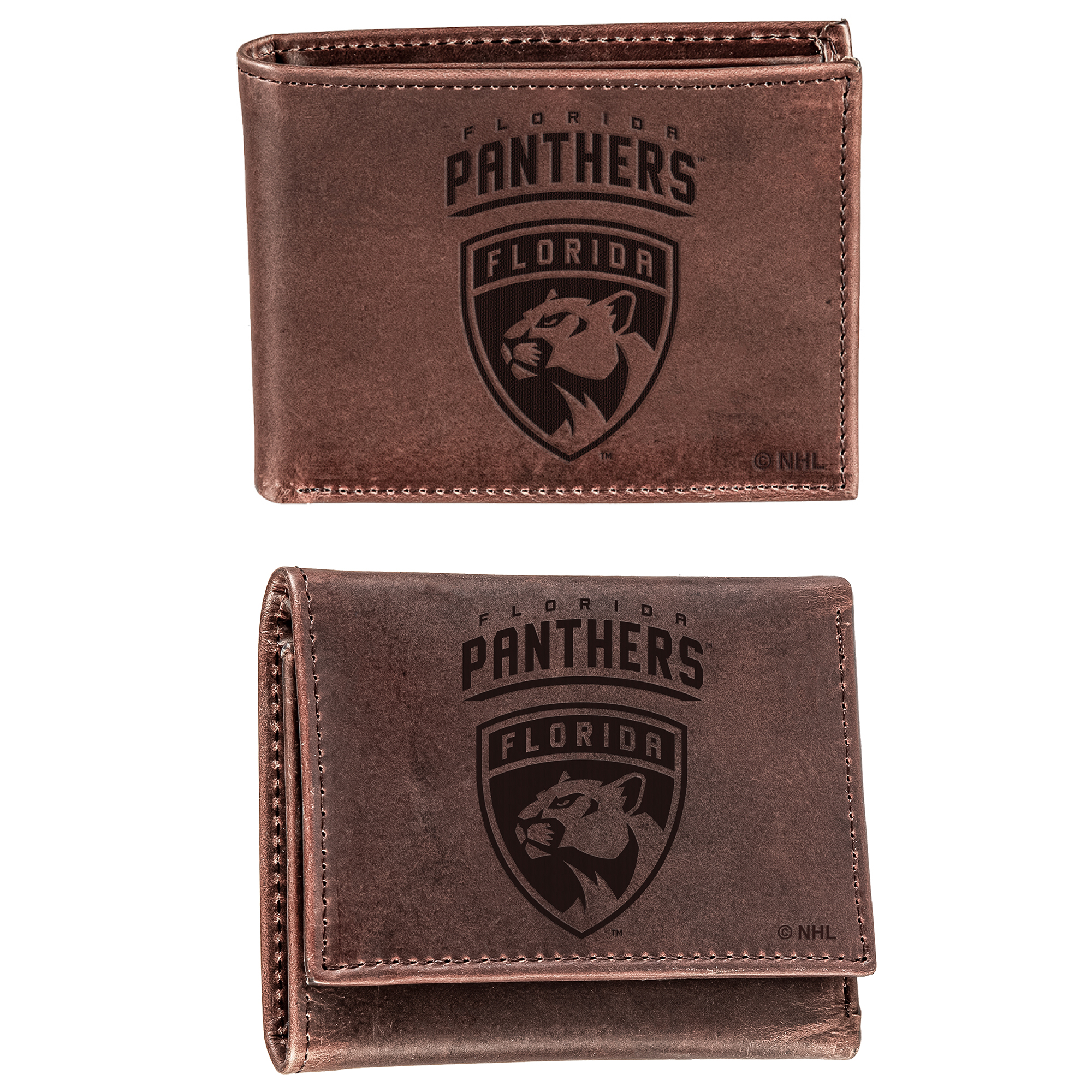 Florida Panthers Bifold & Trifold Wallet Two-Piece Set