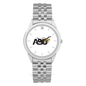 Men's Silver Alabama State Hornets Rolled Link Watch