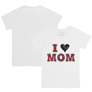 Infant Tiny Turnip White Georgia Bulldogs Mom T-Shirt